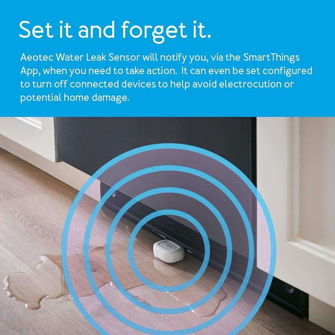 Aeotec SmartThings Zigbee Water Leak Sensor