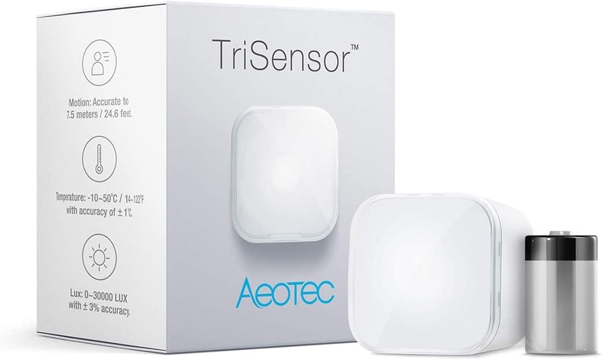 Aeotec ZWave TriSensor, Motion, Temperature, Light Intensity - evergreenly
