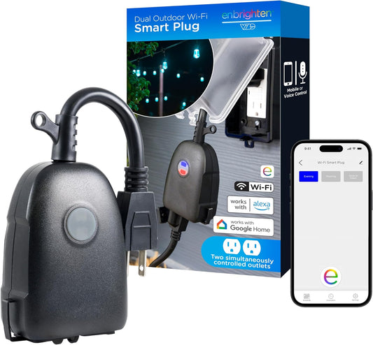 Enbrighten 51251 WiFi Outdoor Smart Plug