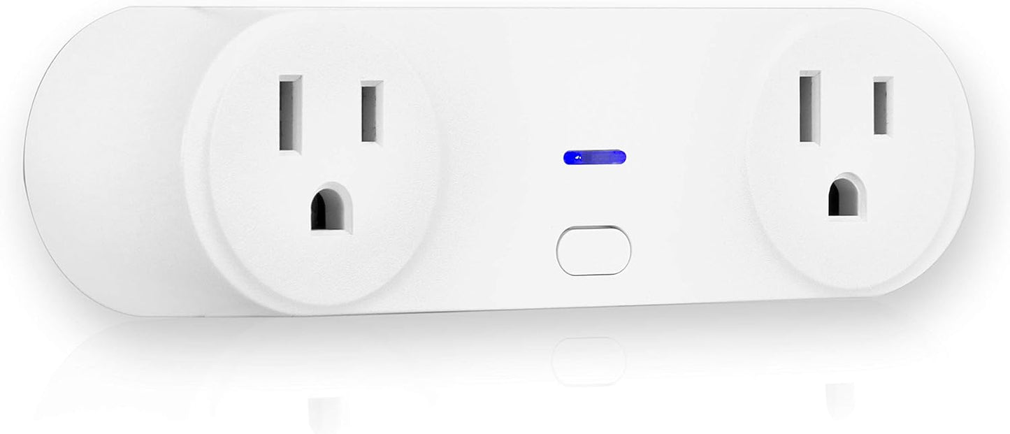 Enbrighten 51253 WiFi Dual Outlet Indoor Smart Plug