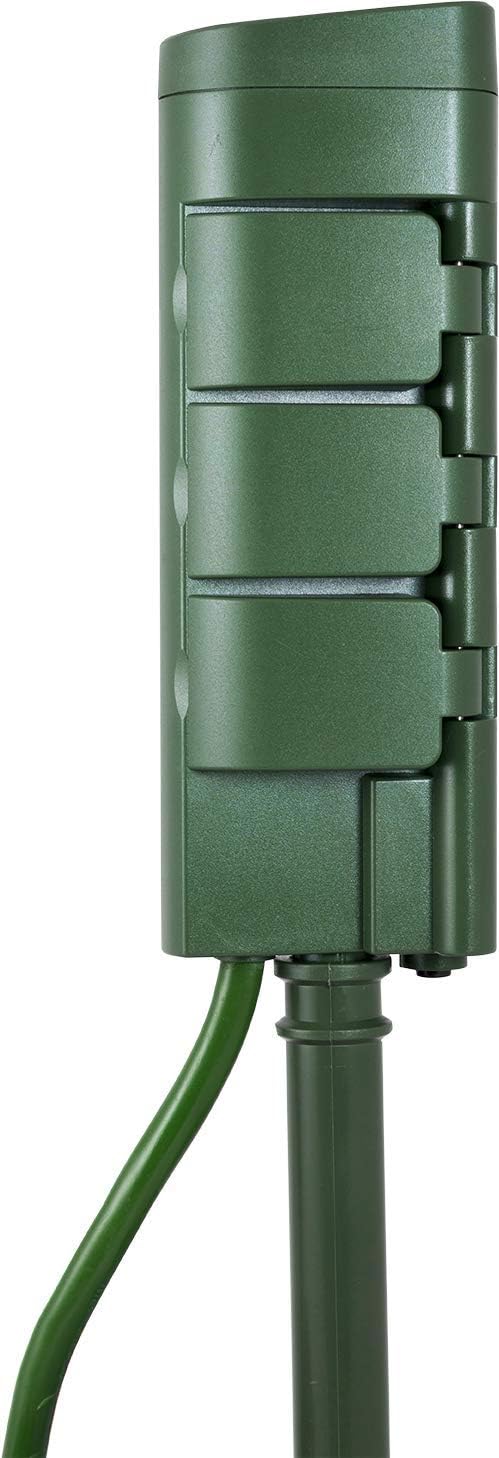 Enbrighten 51492 WiFi Smart Plug, Yard Stake, 6-Grounded Outlets, Simultaneous Control