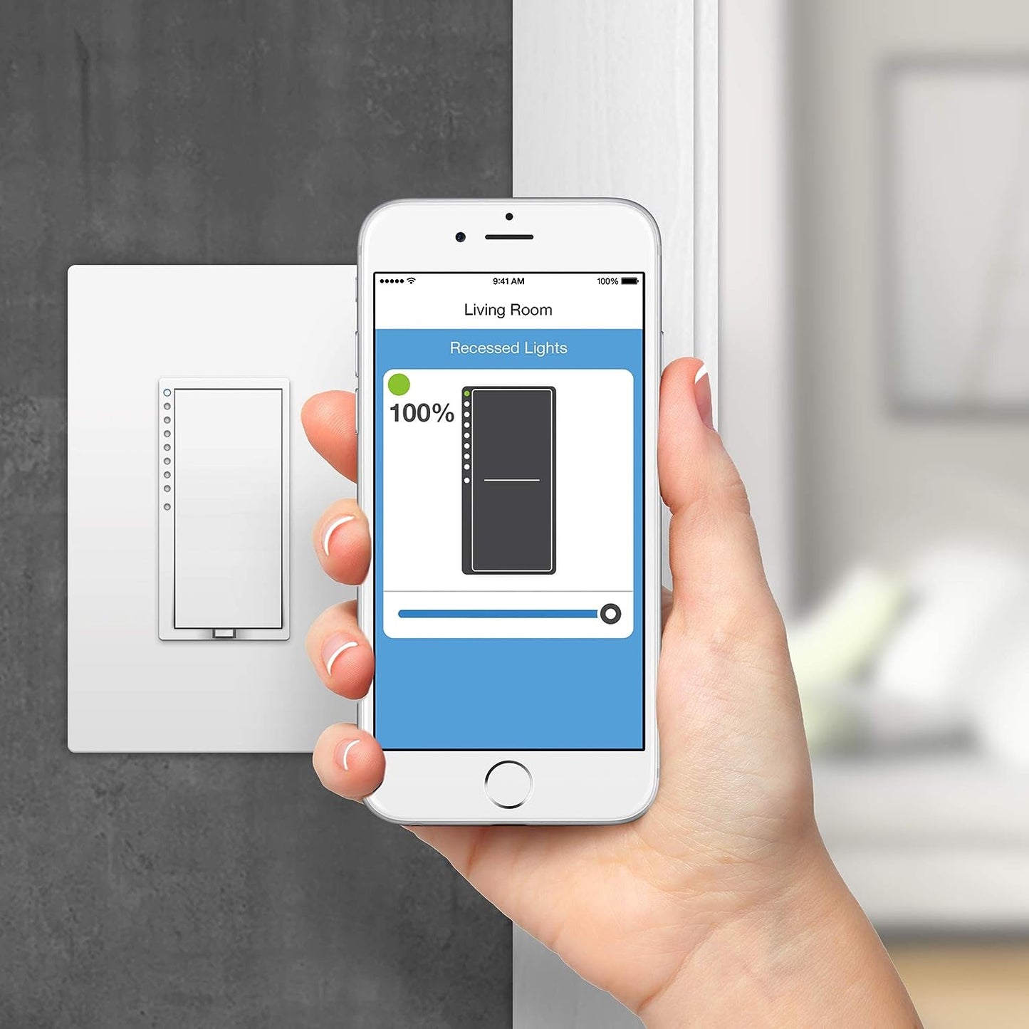 INSTEON Dual Band SwitchLinc Dimmer 600W White