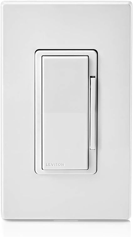 Leviton Decora D26HD-1BW 2nd Gen WiFi Dimmer Works with Google,Alexa,HomeKit,Matter
