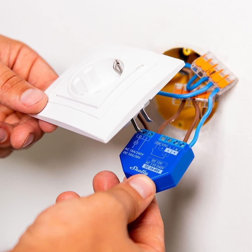 Shelly Plus 1 UL WiFi Smart Relay with Dry Contact Input - evergreenly