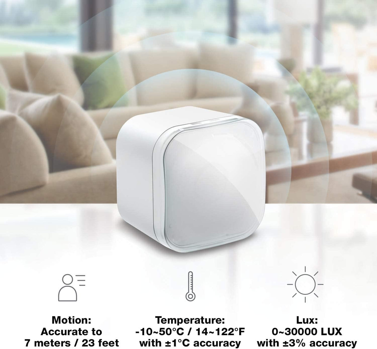 Aeotec ZWave TriSensor, Motion, Temperature, Light Intensity - evergreenly