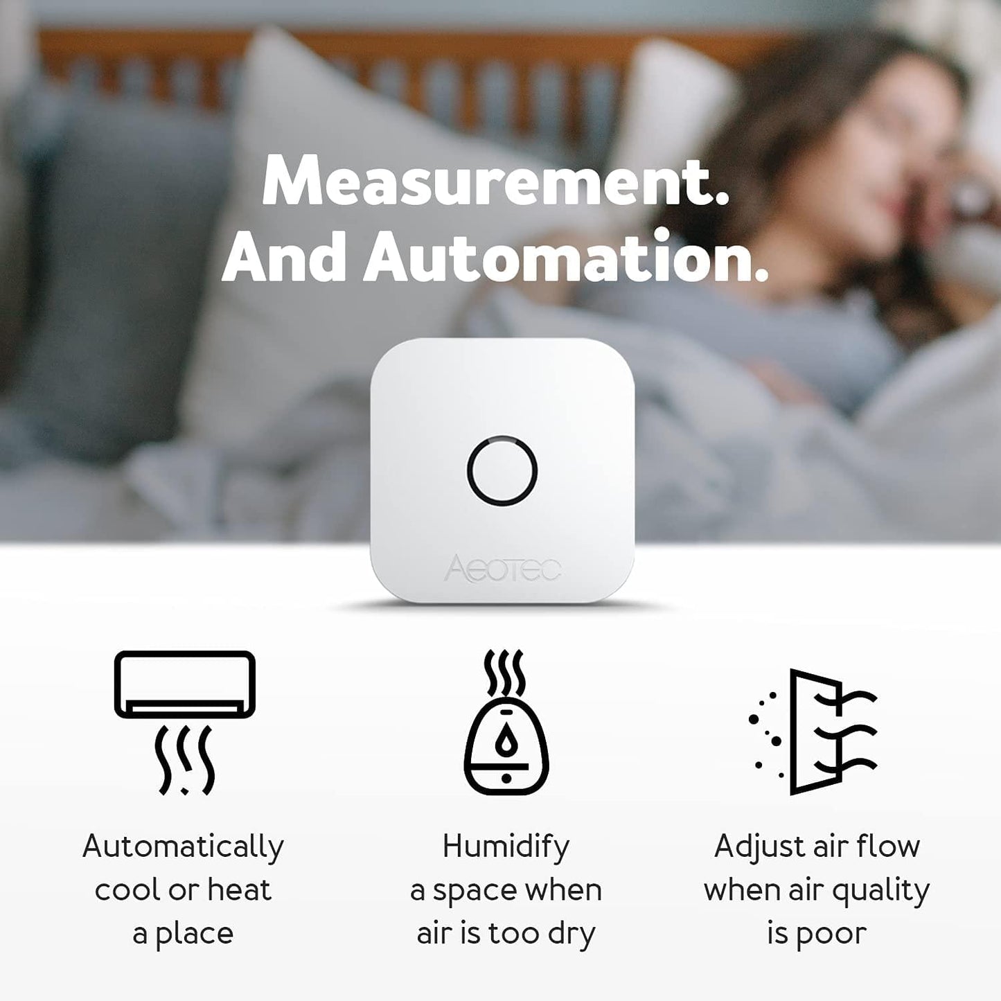 Aeotec aërQ ZWave Temperature and Humidity Sensor option