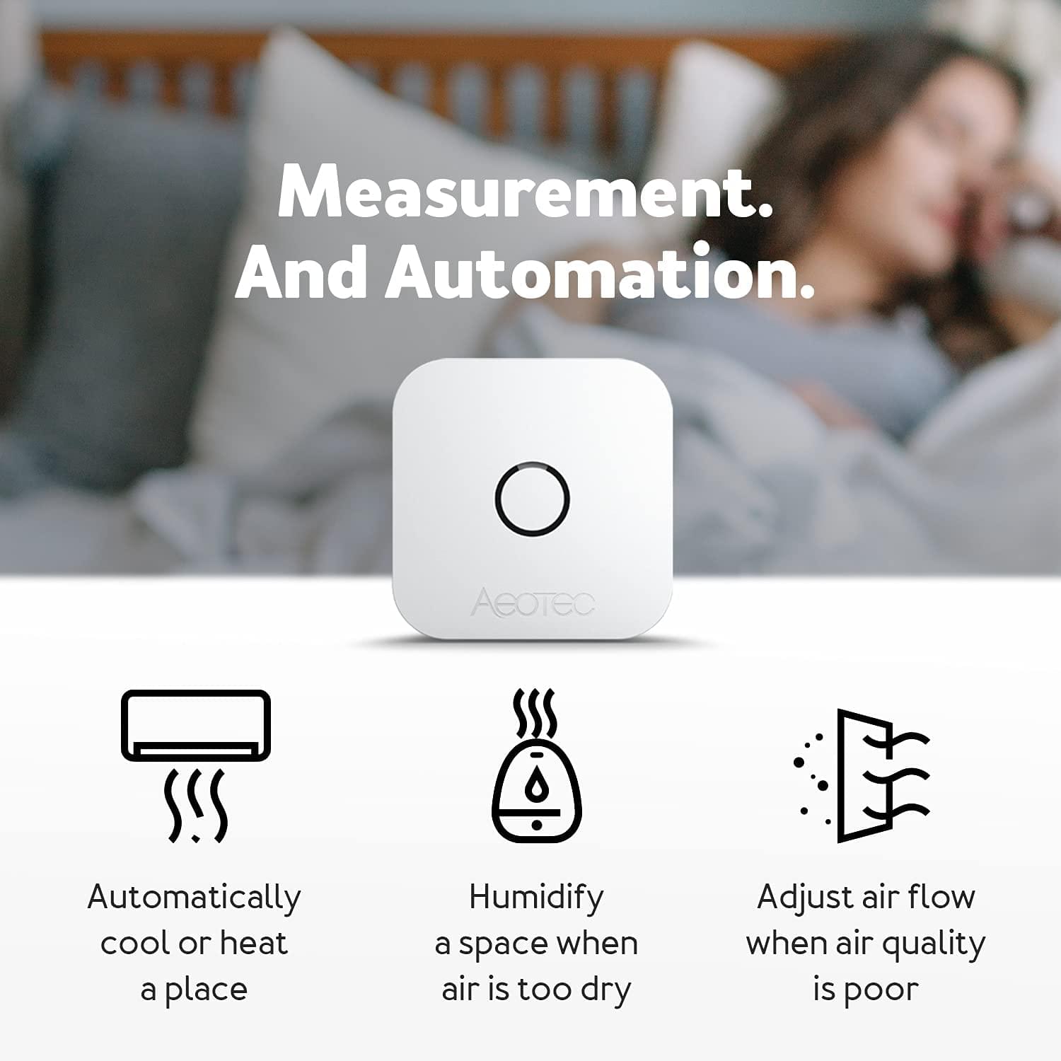 Aeotec aërQ ZWave Temperature and Humidity Sensor option