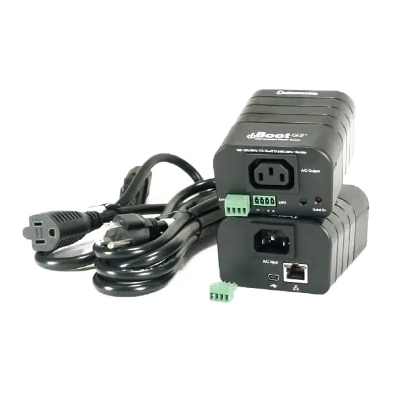 Dataprobe iBoot G2+ Web Remote Controlled AC Power Switch With USB, Heartbeat