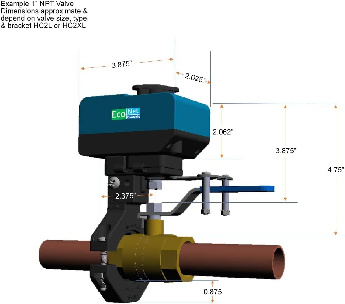 Econet Bulldog Smart Water Valve EVC200-HCSML - evergreenly