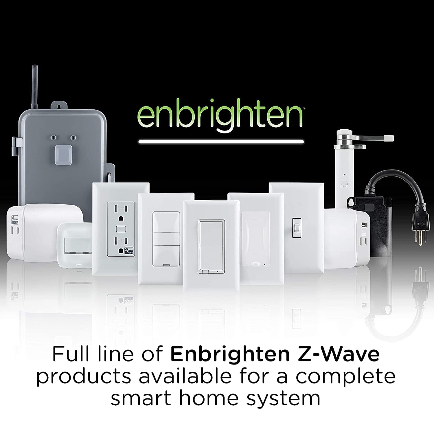 GE Enbrighten Zwave Plus Smart Dimmer With QuickFit and SimpleWire - evergreenly