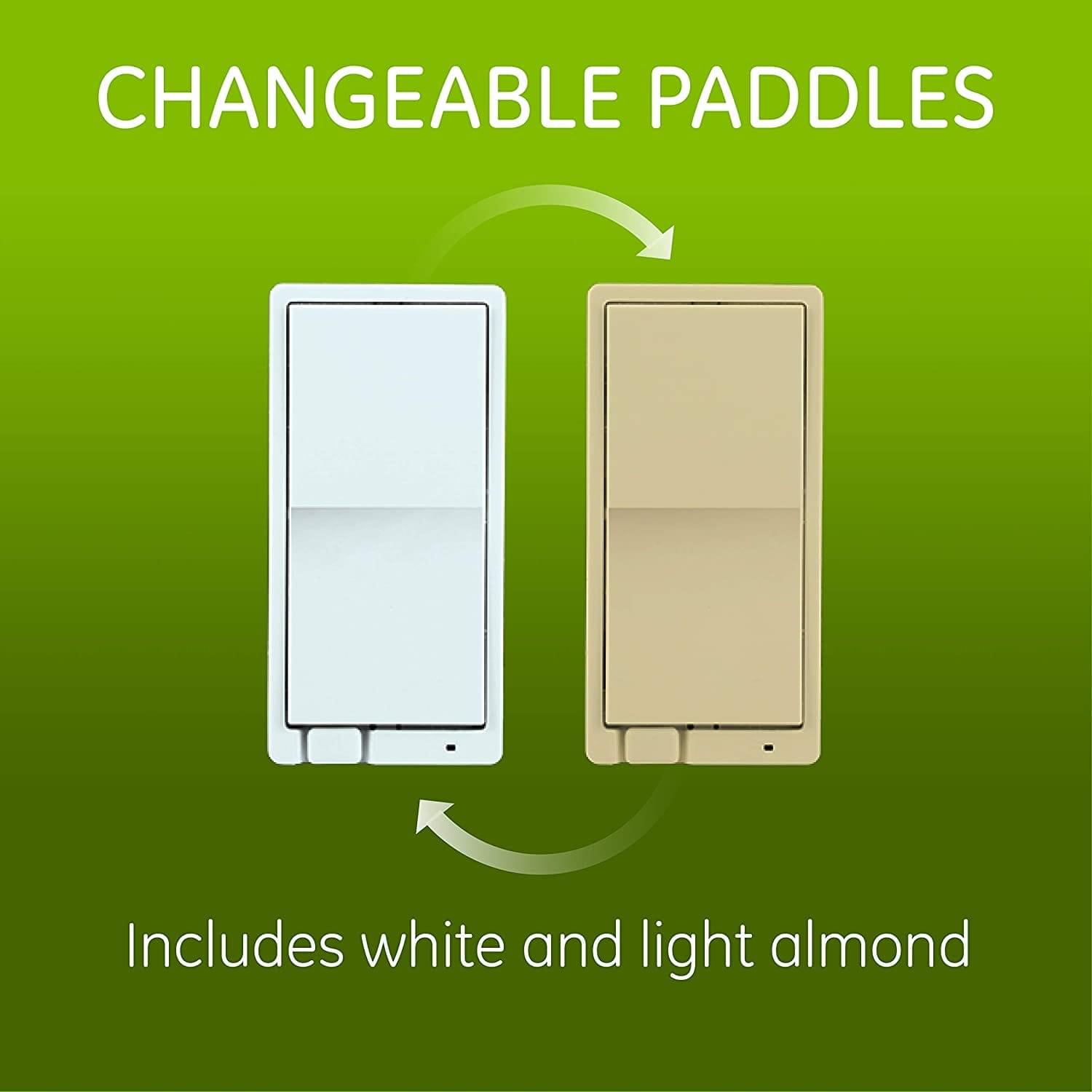 GE Enbrighten Zwave Plus Smart Dimmer With QuickFit and SimpleWire - evergreenly