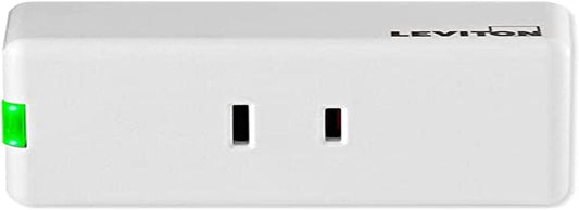 Leviton Decora D23LP-1BW Smart 2nd Generation WiFi Mini Plug In Dimmer, Matter Supported