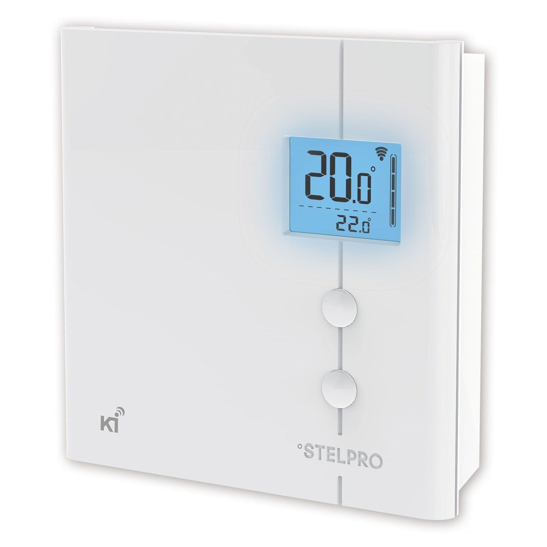 Stelpro Ki STZW402WB+ Zwave Baseboard Line Voltage Thermostat 120V 240V - evergreenly