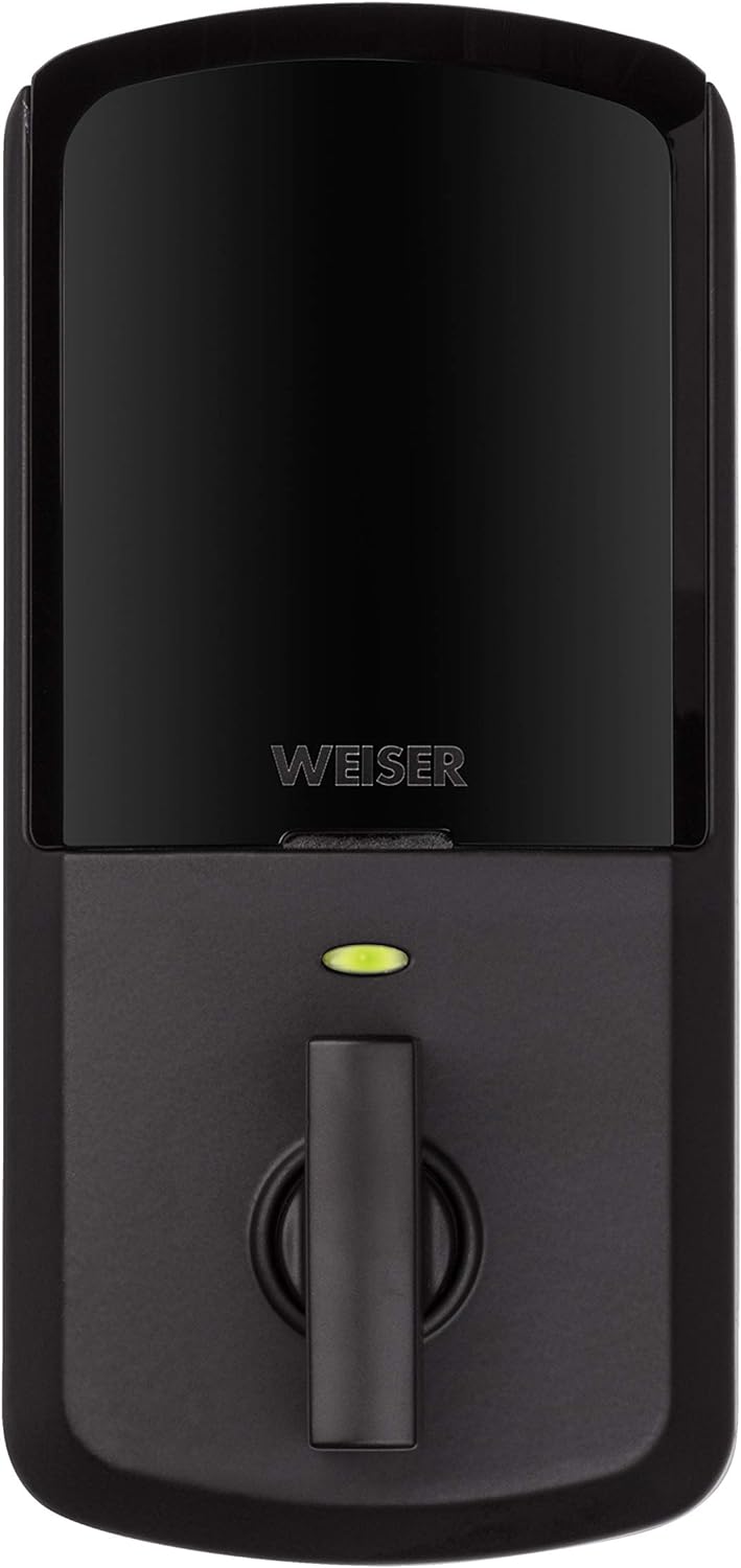 Weiser 9GED25000-004 Halo Touchscreen WiFi Smart Lock, Iron Black